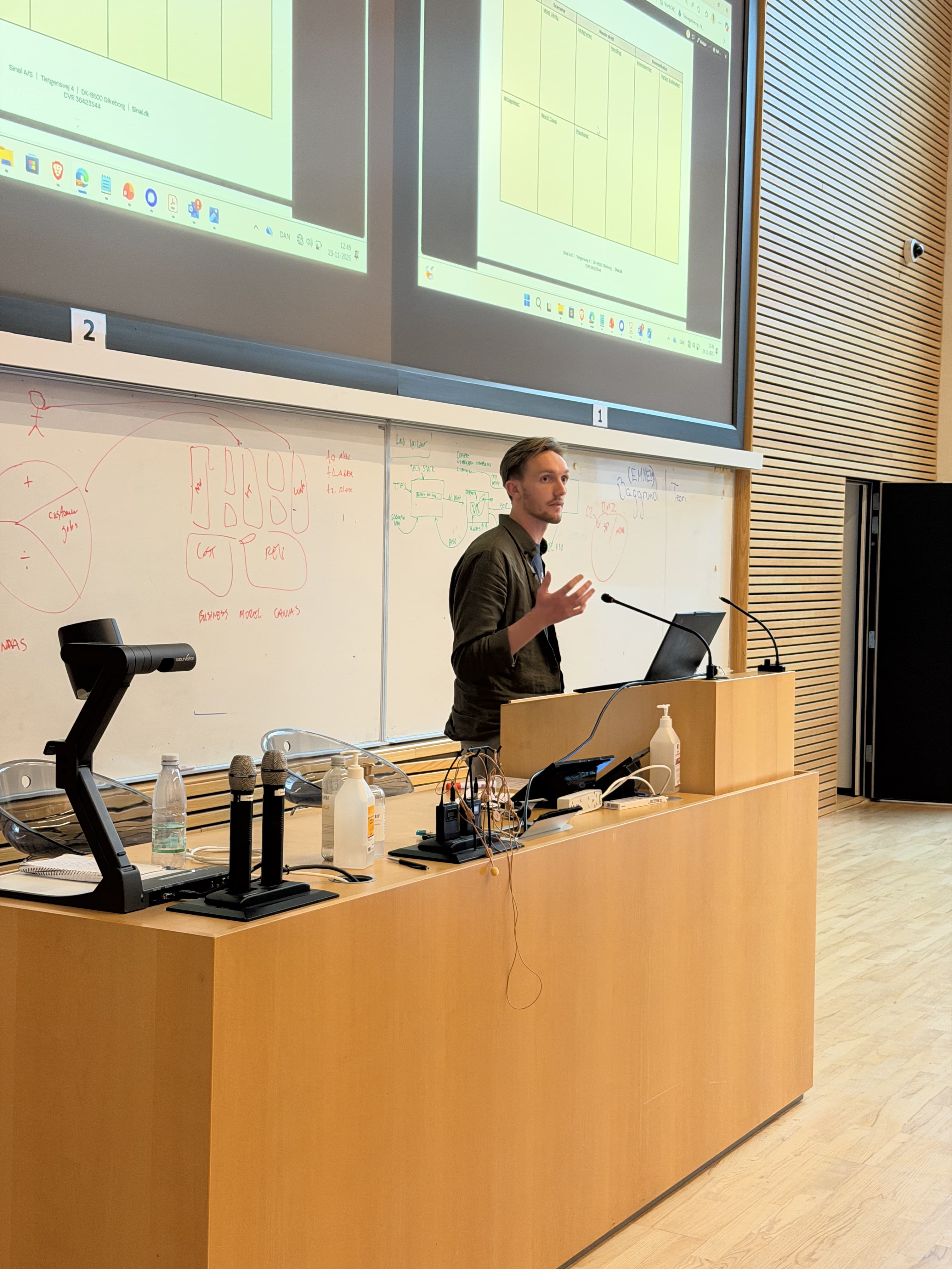 BCMS præsenteret ved en fuldskala institutionel træningsøvelse